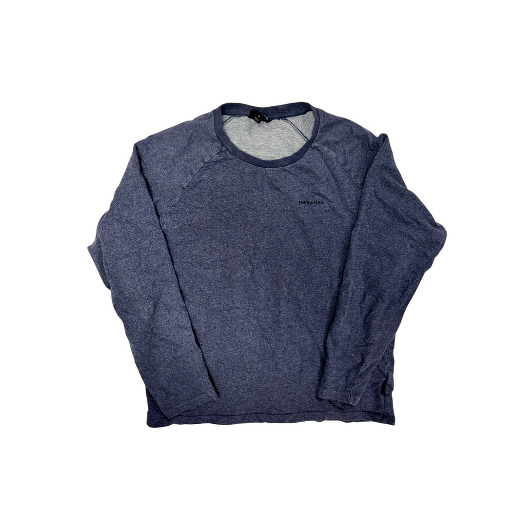 Patagonia Organic Lightweight Crew Sweatshirt Men's Size M Blue